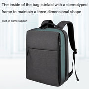 Borsa per laptop SJ08 Business di grande capacità, Deep Space Gray, Elegant Gray