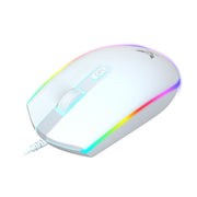 Zerodate V6 4 Tasti 1600 DPI Gioco Colorato RGB Marquee USB Luminoso Mouse cablato, Lunghezza cavo: 1,35 m