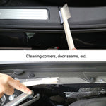10 PCS Spazzola per motore testata per auto Spazzola per scanalatura a doppia faccia, 10 PCS White