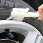 10 PCS Spazzola per motore testata per auto Spazzola per scanalatura a doppia faccia, 10 PCS White