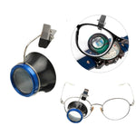 Lente d'ingrandimento clip 5X 10X 20X per occhiali