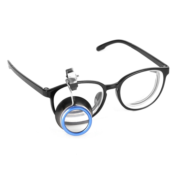 Lente d'ingrandimento clip 5X 10X 20X per occhiali