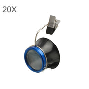 Clip sulla lente d'ingrandimento per occhiali Lente d'ingrandimento per strumento di riparazione dell'orologio, 5X, 10X, 20X