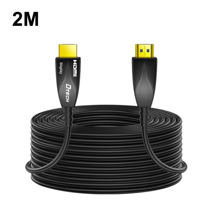 DTECH HDMI 2.0 Versione Fibra Ottica Linea 4K 60Hz Cablaggio ingegneria TV grande schermo, Lunghezza:, 2m, 5m, 10m, 15m, 20m, 25m, 30m, 35m, 40m, 50m, 60m, 70m, 80m, 90m, 100m