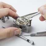 Morsetto per morsa multifunzione in metallo con base a clip per supporto movimento orologio 2 in 1, 2 In 1 Watch Movement Holder