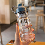 Tazza di plastica per perdite di tè resistente alle alte temperature portatile da 2 pezzi, 550ml, 650ml