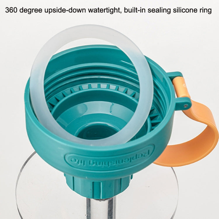 Tazza di plastica per perdite di tè resistente alle alte temperature portatile da 2 pezzi, 550ml, 650ml
