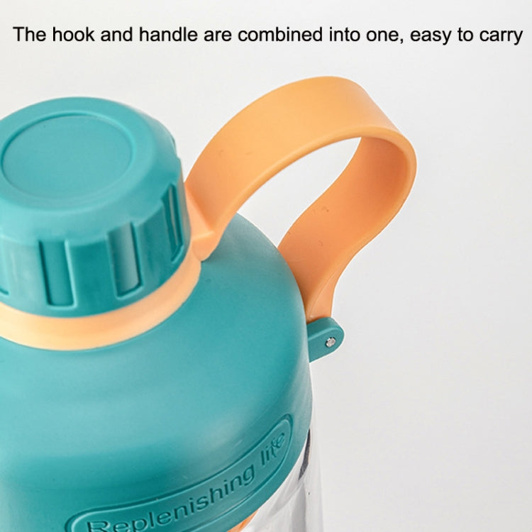 Tazza di plastica per perdite di tè resistente alle alte temperature portatile da 2 pezzi, 550ml, 650ml
