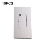 Custodia per telefono cellulare prodotto digitale da 10 pezzi/pellicola temperata/scatola telaio di supporto, White