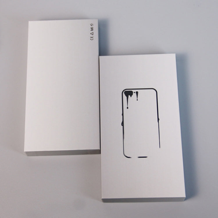 Custodia per telefono cellulare prodotto digitale da 10 pezzi/pellicola temperata/scatola telaio di supporto, White