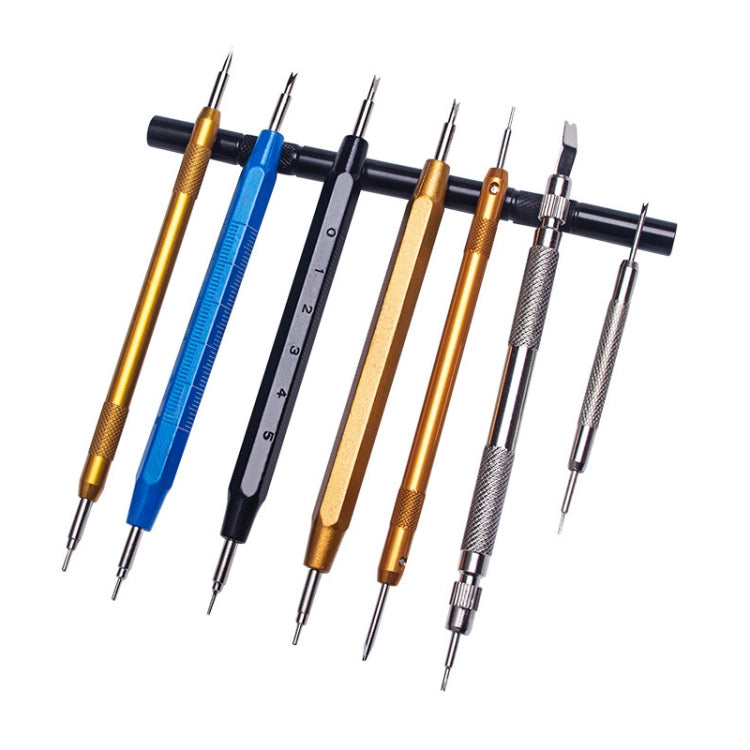10pcs strumento di riparazione dell'orologio a testa singola attrezzo per cinturino dell'orologio di sostituzione del lotto dell'orecchio, 10 Pair Silver, 10 Pair Golden, 5 PCS Screw Gold, 5 PCS With Scale Blue, With Scale Golden, 5 PCS With Scale  Bla...