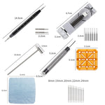 Kit di riparazione dell'orologio dello strumento di rimozione del collegamento del cinturino dell'orologio 29 in 1, 29 in 1 Watch Repair Kit
