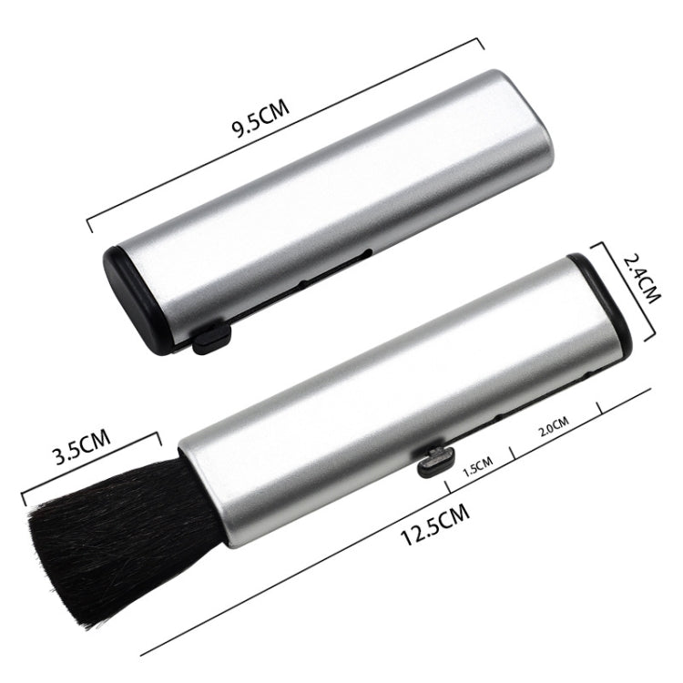 Spazzola telescopica per la pulizia della presa d'aria del condizionatore d'aria per auto da 10 pezzi, 10PCS+Black, 10PCS+Silver