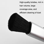 Spazzola telescopica per la pulizia della presa d'aria del condizionatore d'aria per auto da 10 pezzi, 10PCS+Black, 10PCS+Silver