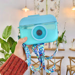 Bicchiere di plastica per fotocamera Bicchiere di succo di cannuccia per bambini Bicchiere di acqua per il tempo libero da viaggio, Pink, Blue, Purple, Yellow