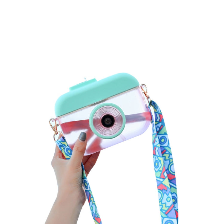 Bicchiere di plastica per fotocamera Bicchiere di succo di cannuccia per bambini Bicchiere di acqua per il tempo libero da viaggio, Pink, Blue, Purple, Yellow