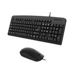 Set tastiera e mouse da ufficio cablati USB Lenovo Thinkplus, KM130 Pro