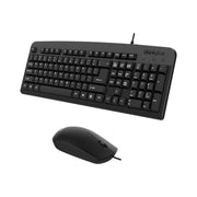 Set tastiera e mouse da ufficio cablati USB Lenovo Thinkplus, KM130 Pro