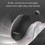 Set tastiera e mouse da ufficio cablati USB Lenovo Thinkplus, KM130 Pro