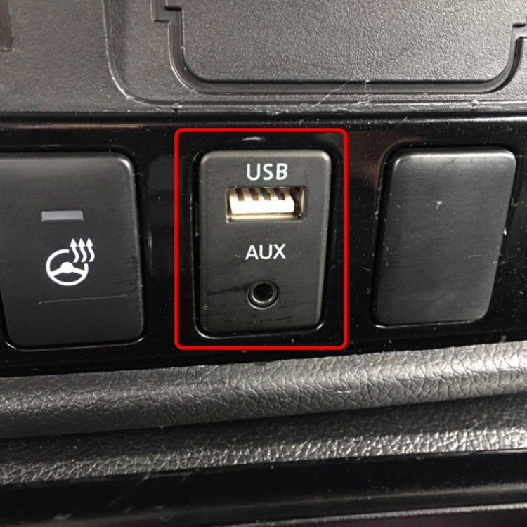 Accessori per la modifica audio della presa AUX + USB modificati per auto Linea di estensione USB da 3,5 mm, AUX+USB