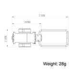 Valvola gonfiabile del serbatoio del gas per forniture all'aperto per serbatoi di gas piatti all'aperto 2PCS, Flat Gas Tank Valve