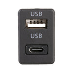 Car Universal Modifica Type-C + Interfaccia USB Ricarica Sedile, Type-C+USB