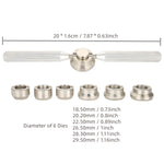 Strumento per aprire la cassa dell'orologio Chiave aperta per la rimozione della cover posteriore dell'orologio regolabile, 65mm 2 Claws, Gear Rear Cover, Round Teeth, Square Teeth