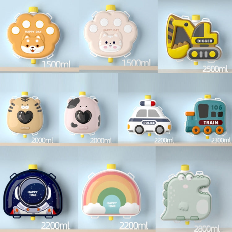 I bambini pompano all'aperto lo spruzzo d'acqua gioca i giocattoli dell'acqua della spiaggia della spiaggia, stile:, Shiba Inu, Cat, Tiger, Pink Pig, Police Car, Train, Excavator, Dinosaur, Rainbow, Astronaut