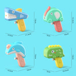 2PCS BY-02 Giocattoli per spruzzi d'acqua di tipo push all'aperto per bambini Giocattoli estivi per acqua in spiaggia al mare, Shark, Dolphin, Elephant, Dinosaur
