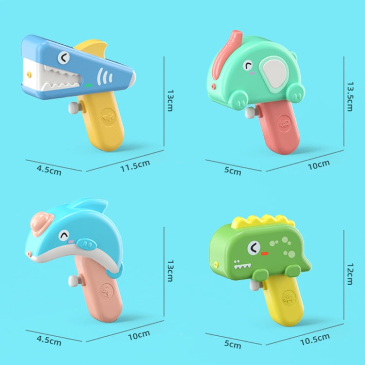 2PCS BY-02 Giocattoli per spruzzi d'acqua di tipo push all'aperto per bambini Giocattoli estivi per acqua in spiaggia al mare, Shark, Dolphin, Elephant, Dinosaur