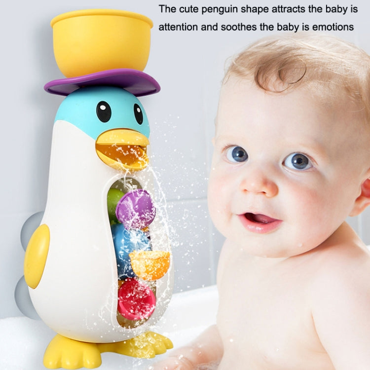 LXB-76 Mulino a vento del pinguino del bagno del bambino che gioca il giocattolo dell'acqua