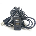 Modifica universale per auto Dual USB + interfaccia AUX Sedile di ricarica, USB+USB+AUX