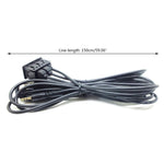 Modifica universale per auto Dual USB + interfaccia AUX Sedile di ricarica, USB+USB+AUX