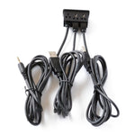 Modifica universale per auto Dual USB + interfaccia AUX Sedile di ricarica, USB+USB+AUX