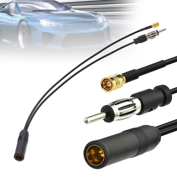 Cavo adattatore per antenna DAB + FM universale per auto da 30 cm, DAB+FM Antenna Adapter Cable