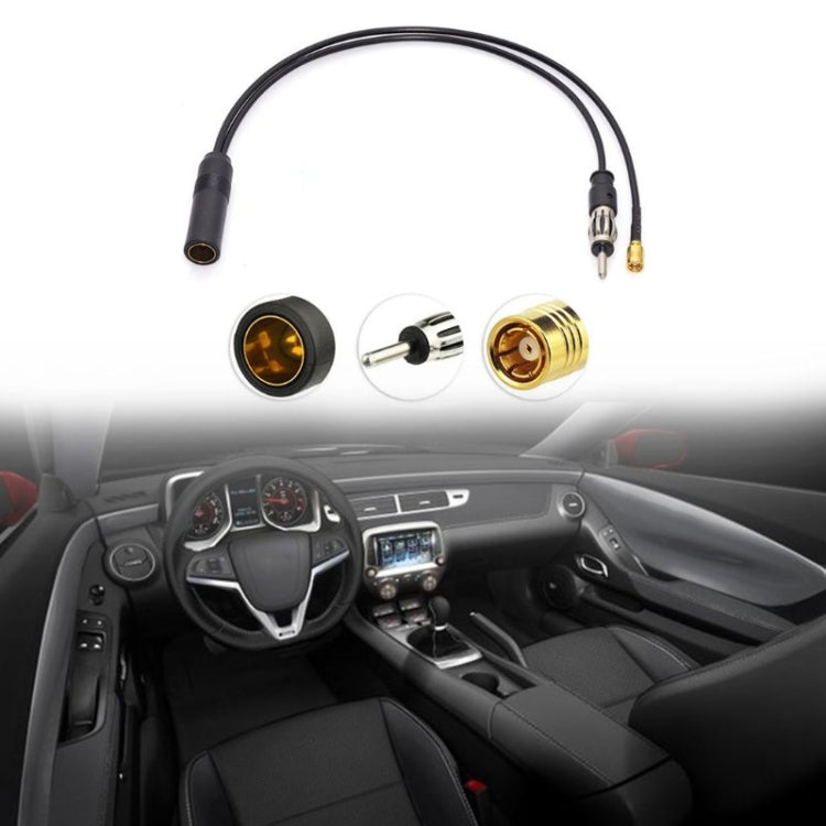 Cavo adattatore per antenna DAB + FM universale per auto da 30 cm, DAB+FM Antenna Adapter Cable