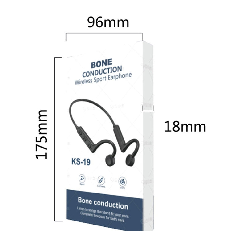 Auricolare Bluetooth KS-19 conduzione suono V5.1