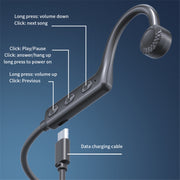 Auricolare Bluetooth KS-19 Conduzione del Suono