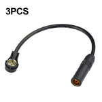 Spina per interruttore antenna audio ISO per bocca femmina DIN per automobile da 3 pezzi, DIN Female Mouth Transfer ISO Female Mouth