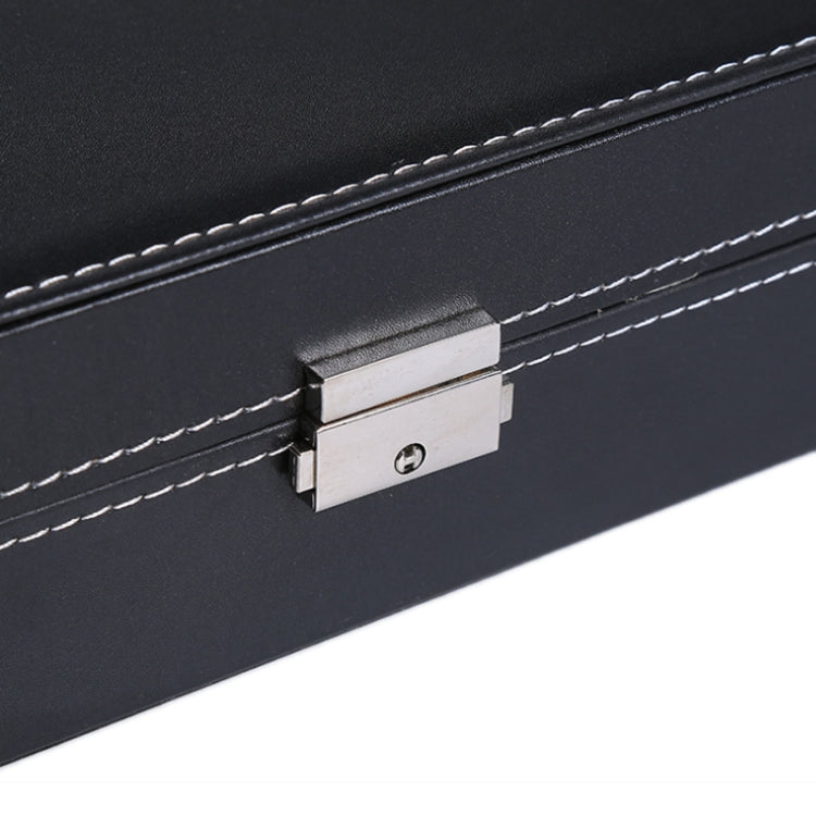 Contenitore per gioielli con anello per collana con scatola portaoggetti per orologio a 8 bit con specchio, 8-Bit Watch Display Box