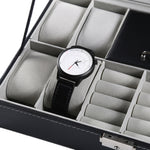 Contenitore per gioielli con anello per collana con scatola portaoggetti per orologio a 8 bit con specchio, 8-Bit Watch Display Box