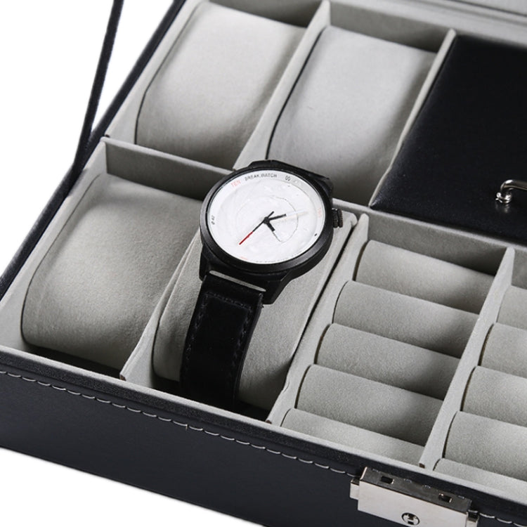 Contenitore per gioielli con anello per collana con scatola portaoggetti per orologio a 8 bit con specchio, 8-Bit Watch Display Box