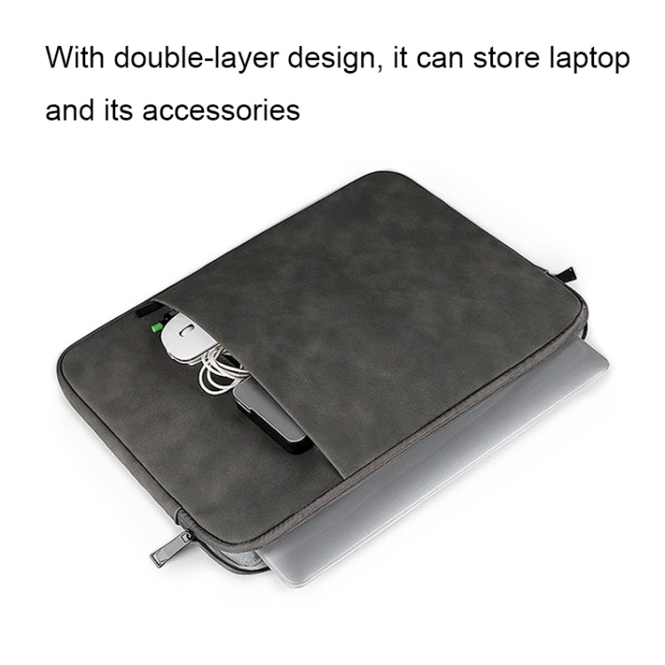ND01DZ Borsa fodera per laptop impermeabile a doppio strato, 13.3 inches, 14.1-15.4 inches