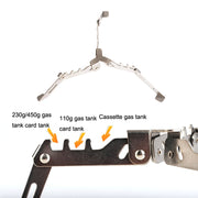 Attrezzi da esterno Serbatoio piatto Serbatoio lungo Staffa stabile triangolare pieghevole in acciaio inossidabile, Folding Bracket