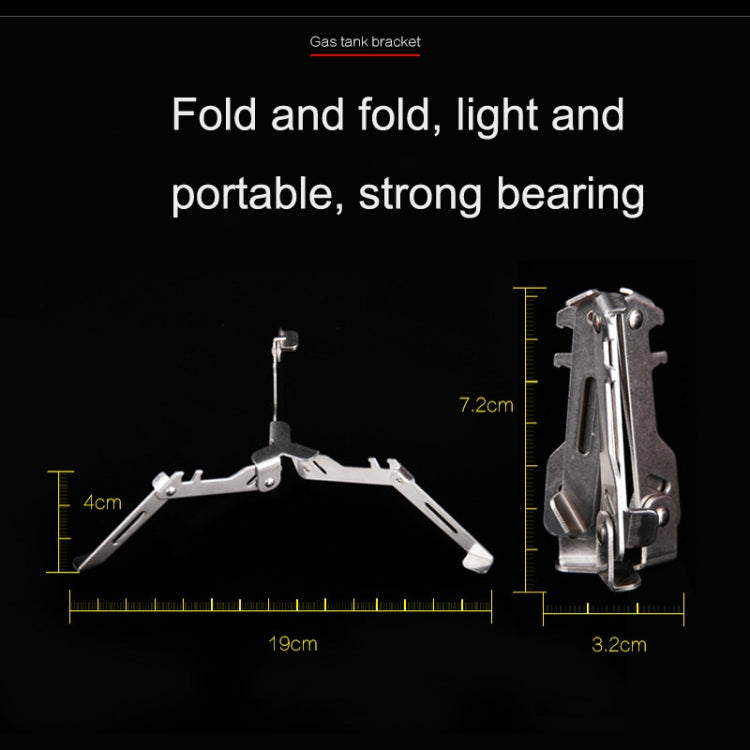 Attrezzi da esterno Serbatoio piatto Serbatoio lungo Staffa stabile triangolare pieghevole in acciaio inossidabile, Folding Bracket