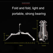 Attrezzi da esterno Serbatoio piatto Serbatoio lungo Staffa stabile triangolare pieghevole in acciaio inossidabile, Folding Bracket
