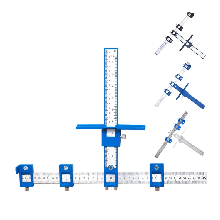 Strumento di aiuto per la lavorazione del legno Maniglia Punzone Localizzatore Apri foro per porta dell'armadio, Semium Aluminum Alloy, Blue Plastic Ordinary, Blue Plastic HD, Black Plastic HD, Blue HD Set, Black HD Set, All Aluminum Alloy