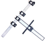 Strumento di aiuto per la lavorazione del legno Maniglia Punzone Localizzatore Apri foro per porta dell'armadio, Semium Aluminum Alloy, Blue Plastic Ordinary, Blue Plastic HD, Black Plastic HD, Blue HD Set, Black HD Set, All Aluminum Alloy