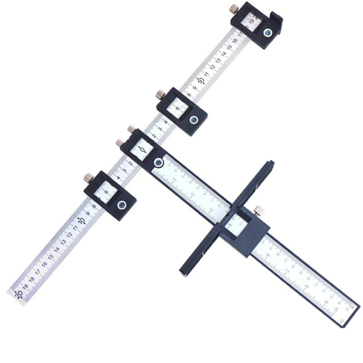Strumento di aiuto per la lavorazione del legno Maniglia Punzone Localizzatore Apri foro per porta dell'armadio, Semium Aluminum Alloy, Blue Plastic Ordinary, Blue Plastic HD, Black Plastic HD, Blue HD Set, Black HD Set, All Aluminum Alloy