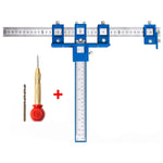 Strumento di aiuto per la lavorazione del legno Maniglia Punzone Localizzatore Apri foro per porta dell'armadio, Semium Aluminum Alloy, Blue Plastic Ordinary, Blue Plastic HD, Black Plastic HD, Blue HD Set, Black HD Set, All Aluminum Alloy
